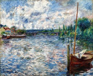 O Sena em Chatou de Pierre-Auguste Renoir