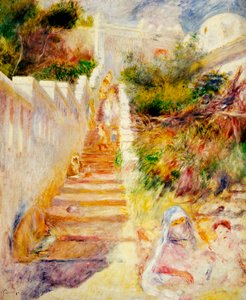 Os Passos, Argel, c.1882 de Pierre Auguste Renoir