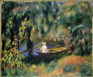 O barco, cerca de 1878. de Pierre Auguste Renoir