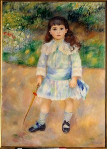 A criança com o chicote Pintura de Pierre Auguste Renoir (1841-1919) de Pierre Auguste Renoir