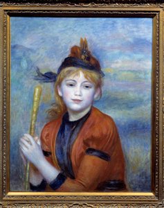 O caminhante. Pintura de Pierre Auguste Renoir (1841-1919) de Pierre Auguste Renoir