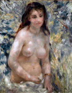 Torso, efeito do sol de Pierre Auguste Renoir