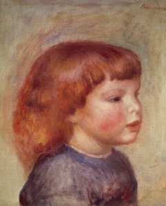 Cabeça de criança de Pierre-Auguste Renoir