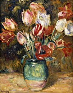 Vaso de flores, 1888-89 de Pierre Auguste Renoir