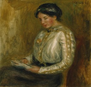 Leitura mulher de Pierre Auguste Renoir
