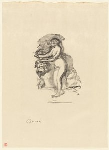 Mulher com videira de Pierre Auguste Renoir