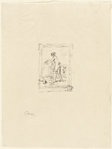 Mulher com videira, 2ª variante de Pierre Auguste Renoir