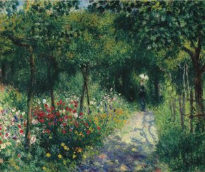 Mulheres no jardim, 1873 de Pierre Auguste Renoir