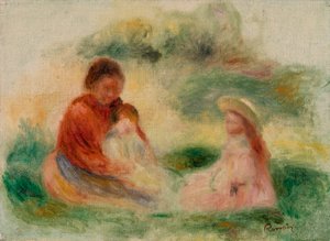 Jovem família de Pierre Auguste Renoir