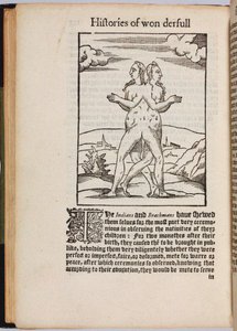 Uma coleção de histórias extraordinárias Histoires prodigieuses, 1560 de Pierre Boaistuau