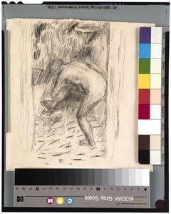 Após o banho, c.1924 (grafite) de Pierre Bonnard