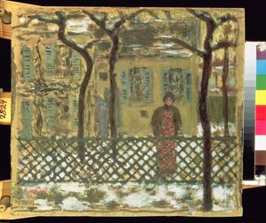 Na cerca, 1895 de Pierre Bonnard