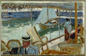 Num iate de Pierre Bonnard