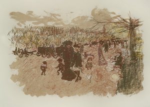 Avenida no Bois de Boulogne, 198999 de Pierre Bonnard