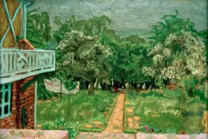 Varanda azul de Pierre Bonnard