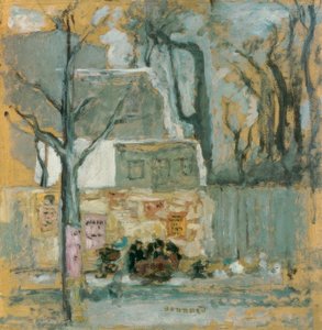 Uma esquina em Paris de Pierre Bonnard