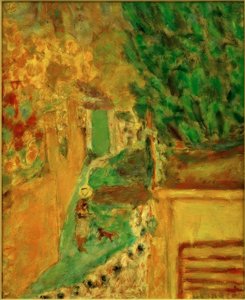 Escadas para Cannet (Treppe em Le Cannet) de Pierre Bonnard