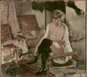 Estudo de jovem em sua chaiselongue de Pierre Bonnard