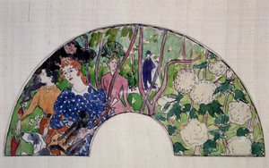 Projeto Fã, século 20 (aquarela) de Pierre Bonnard