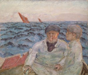 Pescadores na Bretanha, 1907 de Pierre Bonnard