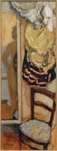 Nu de mulher no espelho de Pierre Bonnard