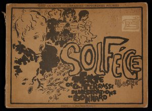 Capa de &39;Pequeno solfejo ilustrado&39; de Pierre Bonnard