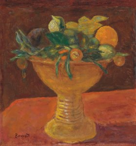 Fruteira com Mandarins; A compota de tangerinas de Pierre Bonnard