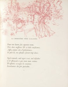Ilustração de &39;Parallelement&39; por Paul Verlaine de Pierre Bonnard
