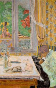 A costureira, ou a costura perto da janela de Pierre Bonnard