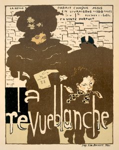 La Revue Blanche, cartaz publicitário da primeira edição do famoso mensal, 1894