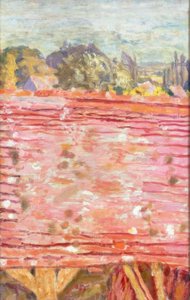 O telhado vermelho de Pierre Bonnard