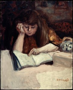 Lâmpada de leitura de Pierre Bonnard
