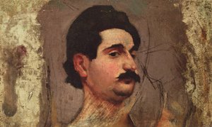 Homem com um bigode, c.1887-88 de Pierre Bonnard