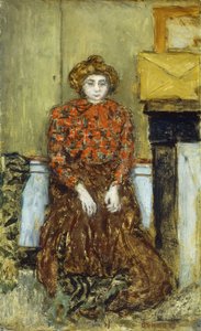 Marthe, c.1896 (óleo a bordo) de Pierre Bonnard