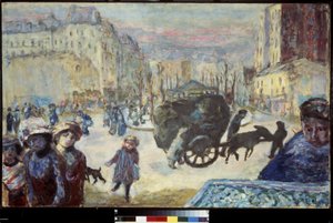 Manhã em Paris (Manhã em Paris). Pintura de Pierre Bonnard (1867-1947) de Pierre Bonnard