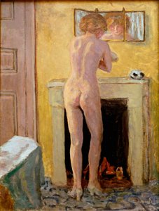 Nu em pé na sua sanita Pintura de Pierre Bonnard (1867-1947) 1919 Saint Tropez, Musee de l