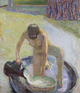 Nude Agachado na Banheira Nua agachada na banheira, 1918.