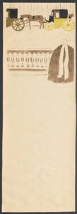 Passeio das Enfermeiras, Friso de Carruagens, 1895. de Pierre Bonnard