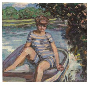 No barco de Pierre Bonnard