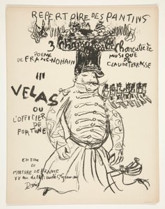 Repertório do Theatre des Pantins - seis canções de Pierre Bonnard