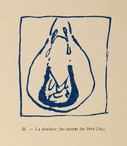 Sorrow - As lágrimas de Pere Ubu, do Alfabeto de Pere Ubu de Pierre Bonnard