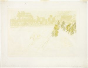 A Ponte, de Alguns Aspectos da Vida em Paris de Pierre Bonnard