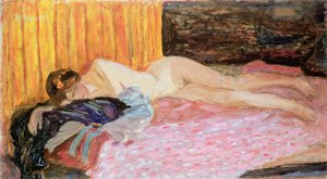 O sofá rosa de Pierre Bonnard