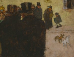 A rua no Inverno de Pierre Bonnard