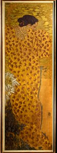 O roupão Pintura em tecido por Pierre Bonnard (1867-1947) 1892 Nabis Dim. 1,5x0,5 m Paris, Musee d