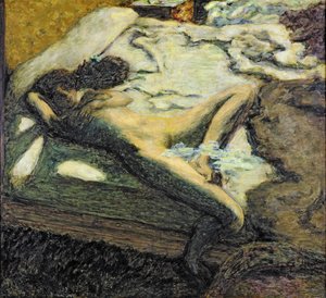 A Mulher Reclinada na Cama, ou A Mulher Indolente de Pierre Bonnard
