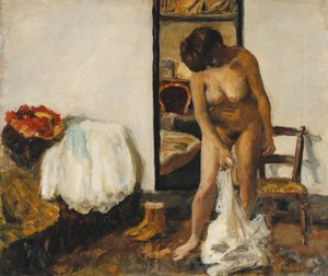 Despir-se da mulher; Mulher se despindo de Pierre Bonnard