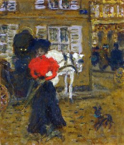 Mulher na rua, 1894 de Pierre Bonnard