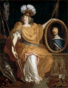 Retrato de Anne Marie Louise d&39;Orléans, Duquesa de Montpensier de Pierre Bourguignon
