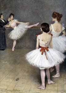 Dança clássica: bailarinas em 1897 por Pierre Carrier Belleuse